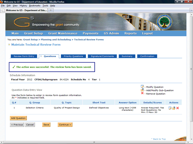Screen image of this step