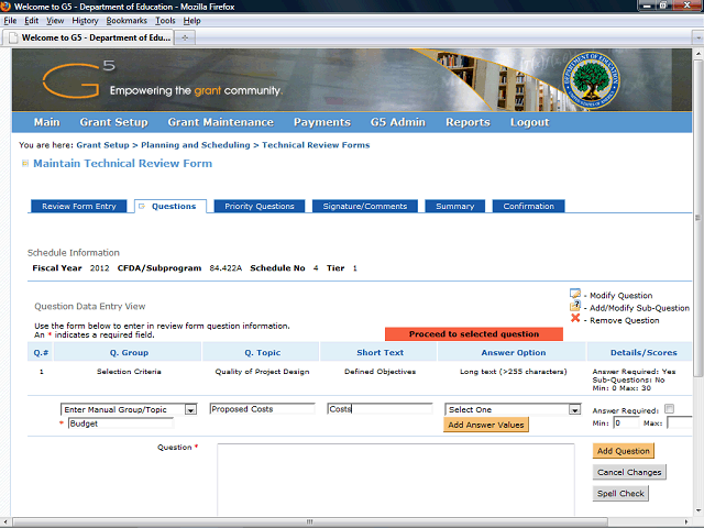 Screen image of this step