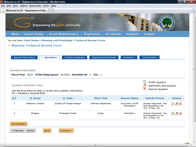 Screen image of this step