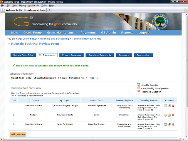 Screen image of this step