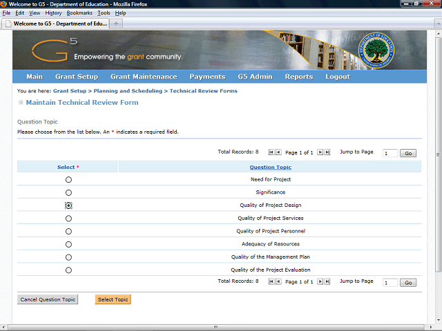 Screen image of this step